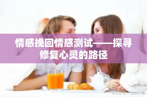 情感挽回情感测试——探寻修复心灵的路径