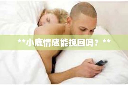 **小鹿情感能挽回吗？**