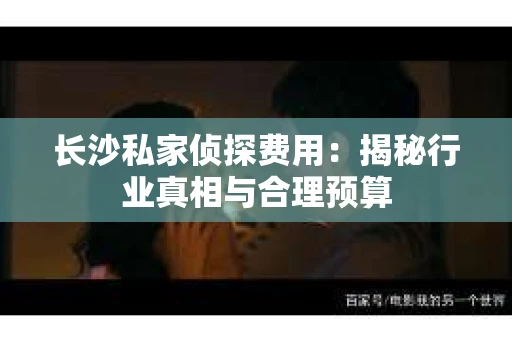 长沙私家侦探费用：揭秘行业真相与合理预算
