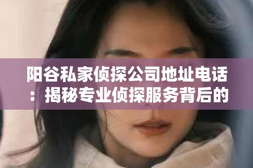阳谷私家侦探公司地址电话：揭秘专业侦探服务背后的故事