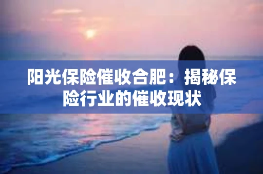 阳光保险催收合肥：揭秘保险行业的催收现状