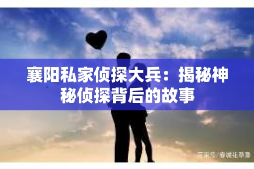 襄阳私家侦探大兵：揭秘神秘侦探背后的故事