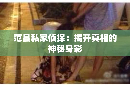 范县私家侦探：揭开真相的神秘身影