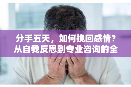分手五天，如何挽回感情？从自我反思到专业咨询的全面解决方案