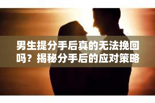 男生提分手后真的无法挽回吗？揭秘分手后的应对策略