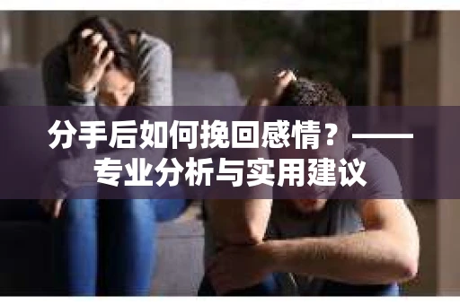 分手后如何挽回感情？——专业分析与实用建议