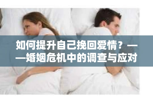 如何提升自己挽回爱情？——婚姻危机中的调查与应对策略