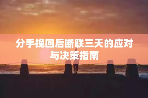分手挽回后断联三天的应对与决策指南
